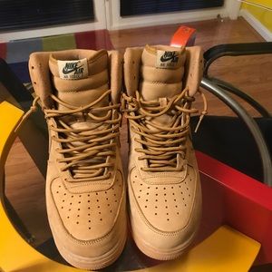 High top wheat Air Forces